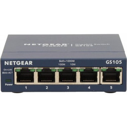NETGEAR Switch GS105GE Gigabit Ethernet, 5 portów