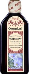 Olej lniany tłoczony na zimno OmegaLen 250 ml