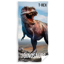 Ręcznik Dinozaur 70x140 kąpielowy plażowy Carbotex