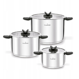 StarkePro zestaw komplet garnków ze składanymi uchwytami Secare