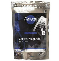 Natur Planet Chlorek Magnezu, sól do kąpieli, proszek,