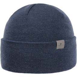 Czapka z Mankietem Fine Merino by Lierys, denim,