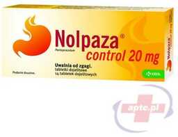 Nolpaza Control 20mg x14 tabletek dojelitowych