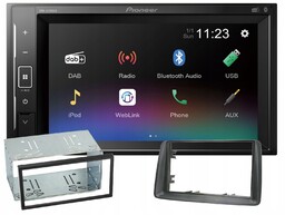 Radio Pioneer 2 Din Dab+ Bluetooth Fiat Panda