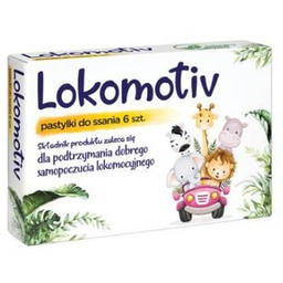 LOKOMOTIV cytrynowy smak - 6 pastylek do ssania