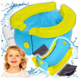 NOCNIK TURYSTYCZNY SKŁADANY DLA DZIECI WC BANAN