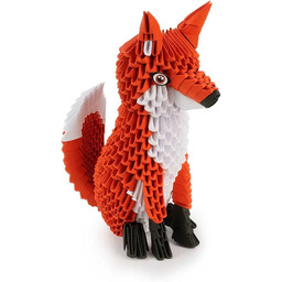 Origami 3D 501843-3D lis origami piękna papierowa rzeźba