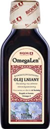 Olej lniany tłoczony na zimno OmegaLen 100 ml