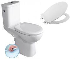 WC kompakt RIMLESS dla niepełnosprawnych z deską Soft