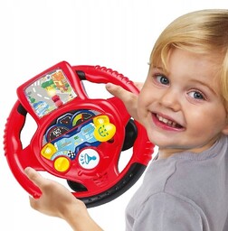 Smily Play Kierownica symulator jazdy odgłosy auto