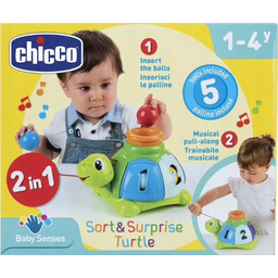 Baby Senses. Pierwsze zabawki. Sorter żółwik