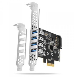 AXAGON PCEU-43RS Kontroler PCIe 4x port USB 3.2
