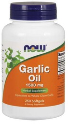 NOW Foods Olej czosnkowy 1500 mg