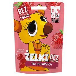 BeRAW Kids Żelki Truskawka, 35 g