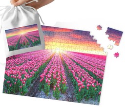 Puzzle Tradycyjne - Piękne Widoki Kwiaty Wzory Prezent