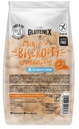 MINI BISZKOPTY POMARAŃCZOWE BEZ DODATKU CUKRÓW BEZGLUTENOWE 85