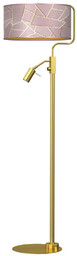 MILAGRO MLP7593 Lampka podłogowa ZIGGY PINK Gold/Pink 1xE27