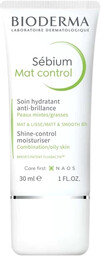 BIODERMA Sebium Mat Control Matujący, wygładzający krem nawilżający,