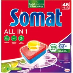Somat 46Szt All In1 Lemon Tabletki D/Zmyw./372