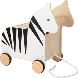 Skrzynia na zabawki i jeździk Zebra Small Foot