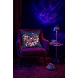 Pakamera PODUSZKA dekoracyjna autorski wzór: kwiatowe serce