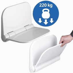 Siedzisko prysznicowe składane 37,5x29,5cm / 220 kg ,