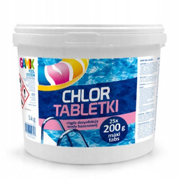 Chlor Tabletki Do Basenu Chemia Basenowa 5kg Duże