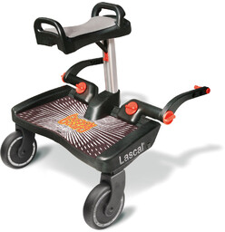 Lascal, Zestaw BuggyBoard Maxi+, Czarny/Szary