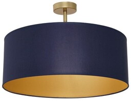 MILAGRO MLP6457 Lampa sufitowa BEN NAVY BLUE/GOLD 3xE27