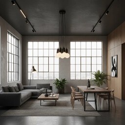 Lampa wisząca DIEGO 5 czarna SL.0574 - Sollux