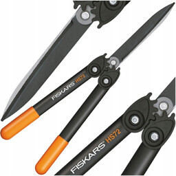 Nożyce Do Żywopłotu Krzewów Ogrodowe Fiskars Powergear HS72