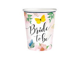 Kubeczki w kwiaty Bride to be - 220