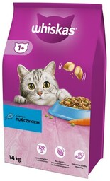 WHISKAS Karma Sucha Dla Kota 1+ Z Tuńczykiem