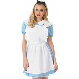 KOSTIUM ALICJA W KRAINIE CZARÓW SUKIENKA STRÓJ PRZEBRANIE