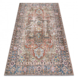 Dywan SAMPLE ROXANNE T0672 Ramka, ornament pomarańczowy /