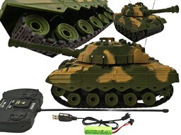 CZOŁG zdalnie sterowany GĄSIENICOWY na pilot RC zielony