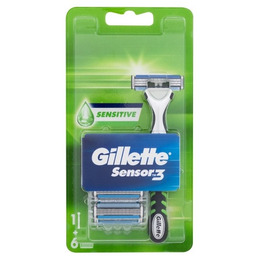 Gillette Sensor3 Sensitive maszynka do golenia + wymienne