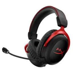 HyperX Cloud II Wireless Nauszne Czarno-czerwony Słuchawki bezprzewodowe