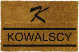 Wycieraczka kokosowa + NAZWISKO