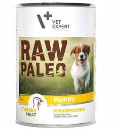 VETEXPERT Raw Paleo Puppy Turkey 400g