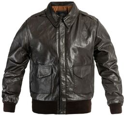 Kurtka skórzana Mil-Tec US A2 Leather Flight Jacket