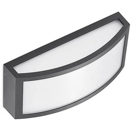 Lindby - Jakari Ścienna Lampa Ogrodowa Dark Grey