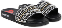 Klapki LOVE MOSCHINO JA28352G0MJAA000 Czarny
