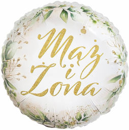 Balon foliowy Mąż i Żona - 46 cm