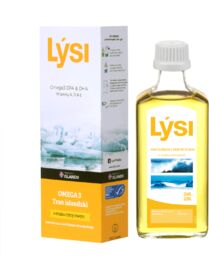 Lysi Omega 3 Tran Islandzki, smak cytrynowy, 240