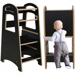 Pomocnik kuchenny dla dziecka dzieci Kitchen helper czarny