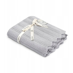 Bambusowy kocyk feather grey My Memi
