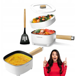 Audecook Elektryczny hot pot z parowarem 2 l/20cm