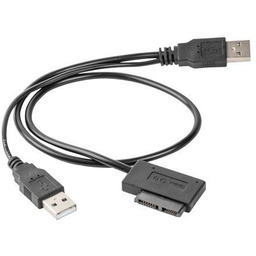 Gembird Adapter USB(M)+Power -> SATA Slim SSD (na