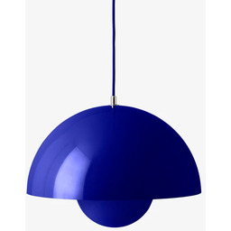 Lampa Wisząca &Tradition, Flowerpot VP7, ściemnialny, niebieski, salon,